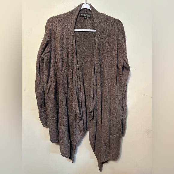 Barefoot Dreams Cozy Chic Hi Lo Open Front Cardigan Size 3x Waterfall Bamboo - Picture 2 of 6